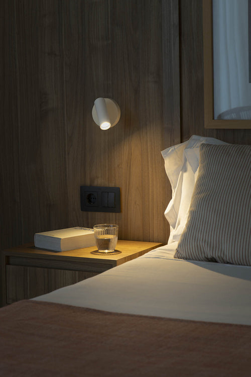 Faro Stan Stan Slim leeswandlamp wit GU10 met schakelaar