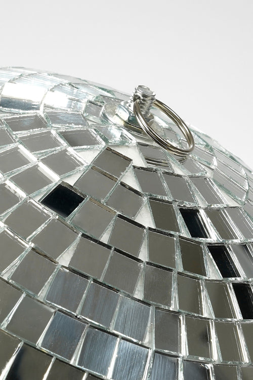 Mica Decorations Kerst Discobal - Ø50 cm - Zilver - vtwonen shop