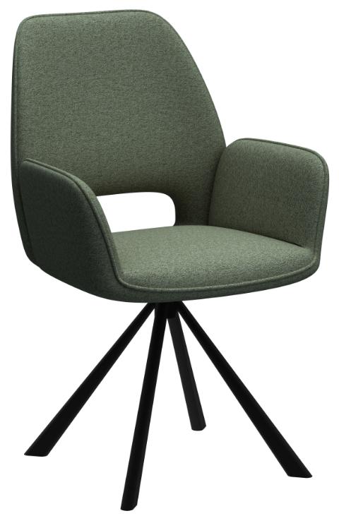 Rebellenclub  Noé Eetkamerstoel - Set van 2 - Groen