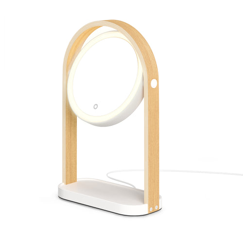 Umbra LED-spiegel voor kaptafel Belwood - 25 x 12 x 38 cm - wit/naturel