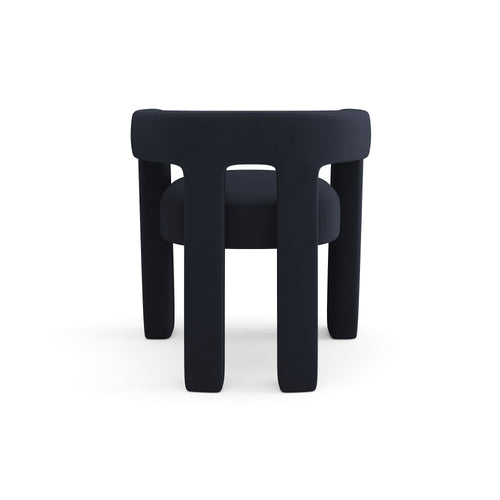 Sia Home - Stoelen ALYA - Zacht fluweel - Middernachtblauw - 66cm - vtwonen shop