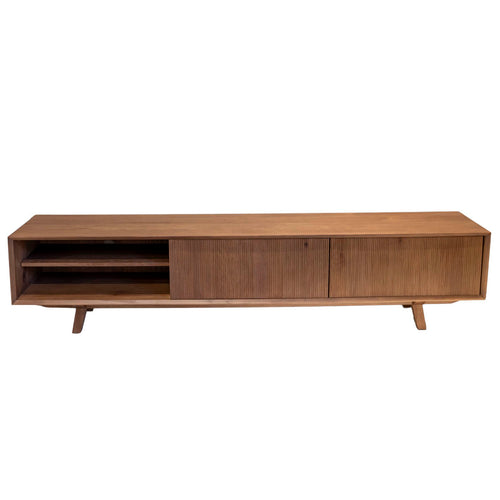 DÉJA Living Tv-meubel Melide - Donkerbruin Eiken - 200x40x45cm