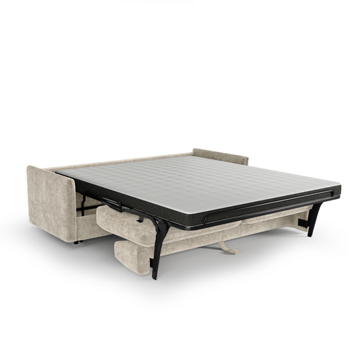 Premium Interiors - Snel uitklapbare slaapbank AVA - gewaafd fluweel mol 198cm