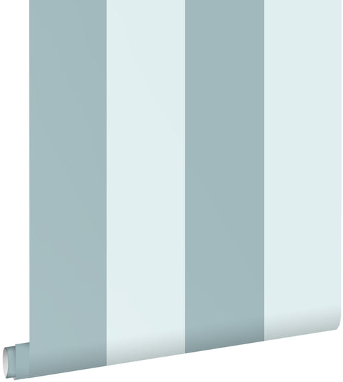 ESTAhome behang strepen lichtblauw en blauw - 50 x 900 cm - 131965