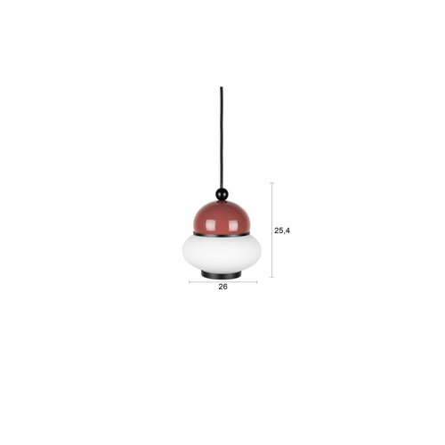 Zuiver Bumble Hanglamp Rood S