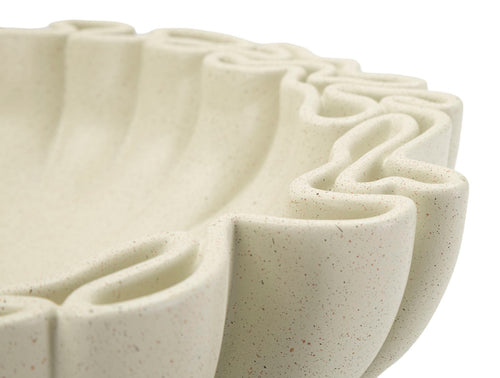 Mauro Ferretti svuotatasche - 30,5x29x7,5 cm - crème