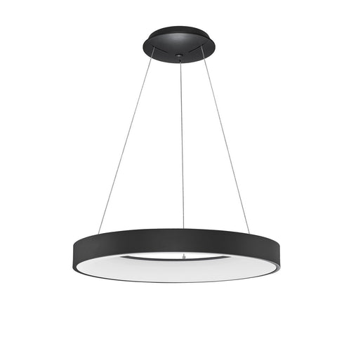 Merano Bancroft 60cm geïntegreerde led-plafondlamp Sandy zwart aluminium LED 50W 3250Lm 3000K