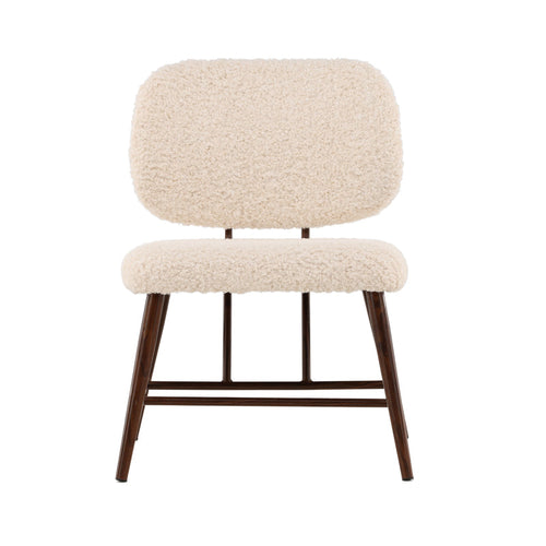Rebellenclub Fauteuil Greve - Beige/Walnoot - vtwonen shop