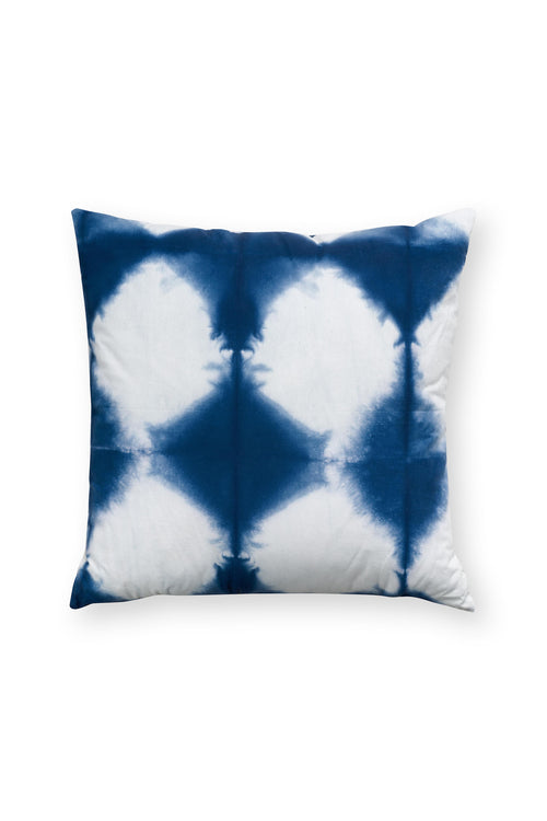 vtwonen - Sierkussen Tie Dye - Blauw, Wit - 50x50cm - vtwonen shop