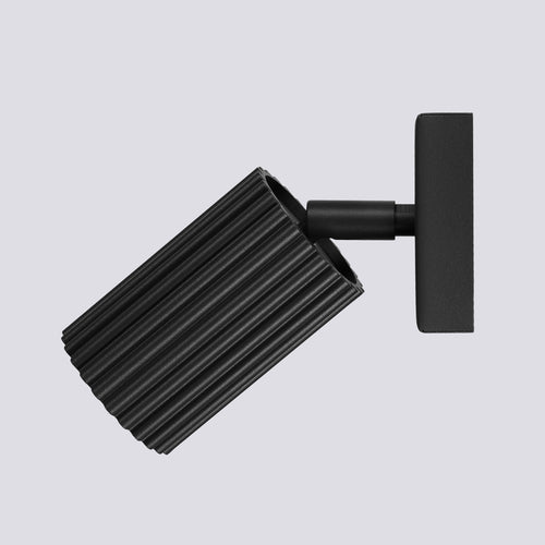 Sollux Lighting Wandlamp KARBON zwart - 8x16x8cm