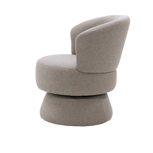 Giga Meubel Fauteuil Moïse - Stof/Metaal - Taupe
