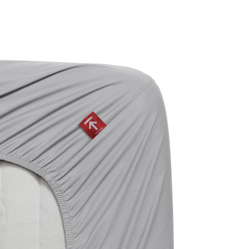 Beddinghouse topper hoeslaken BH Percale Cotton TD - 160x200 cm - licht grijs - vtwonen shop