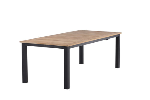 Rebellenclub Rechthoekige Tuintafel Castor - 224 x 100 cm - Zwart - vtwonen shop