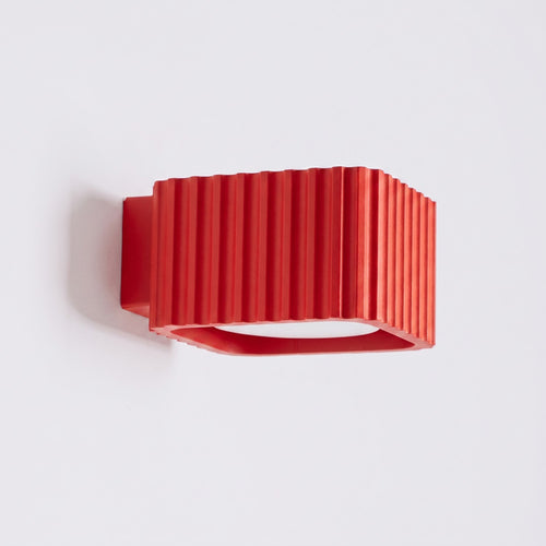 Sollux Lighting Wandlamp RIFF rood Gx53 - 10x12x6cm