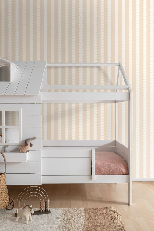 ESTAhome behang grafische print beige - 0.53 x 10.05 m - 131742