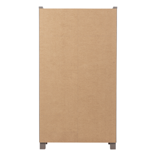 WOOOD kast met laden Dennis - Grenen - Warmgrijs - 202x111x55