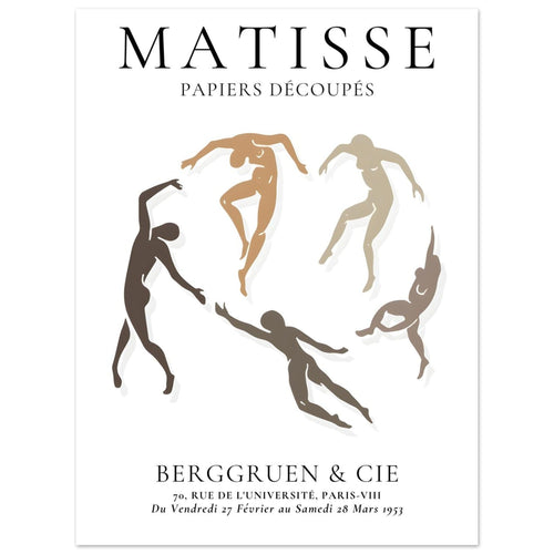 Artfulprints  Matisse – The human ring I   poster 30x40 cm