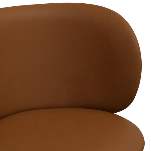 Furnhouse bureaustoel Bobo - Cognacbruin - Kunstleer - 56x57x71