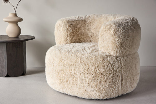 Rebellenclub Fauteuil Vivi - Beige - vtwonen shop