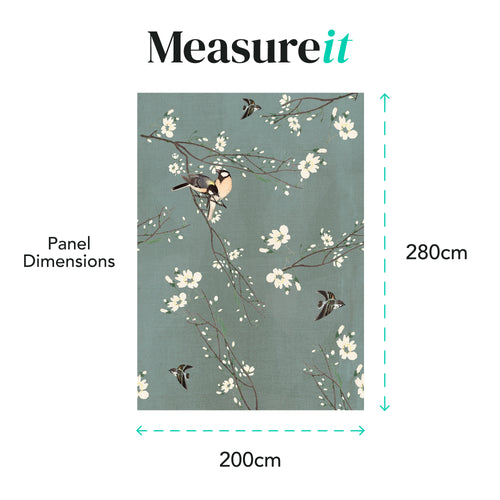 Art for the Home Fotobehang - Birds & Blossom - 200x280 - vtwonen shop