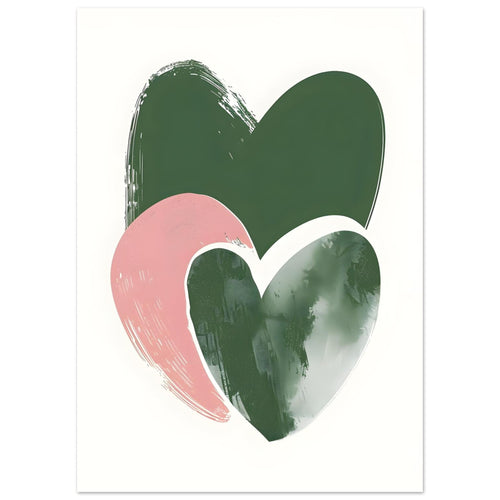 Artfulprints  Boho – Heart trio   poster 50x70 cm - vtwonen shop
