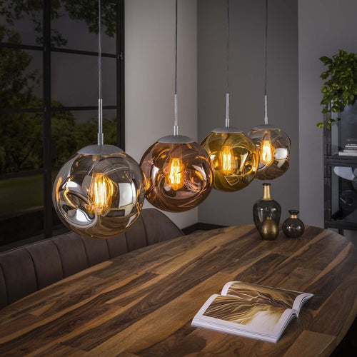 Giga Meubel Hanglamp Stellar - Zilver Metaal - 130x150x25cm