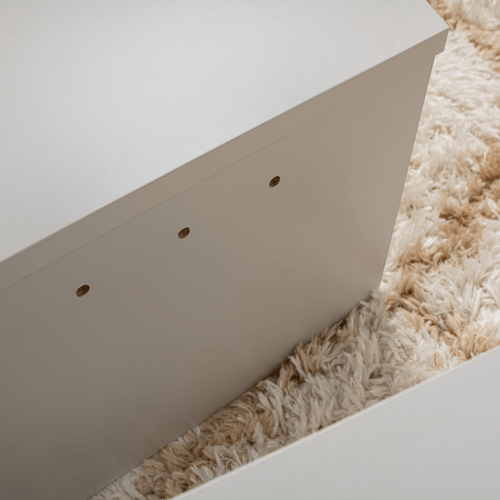 Calicosy - ORION Set van 2 salontafels - Licht hout - 90x90x35 cm