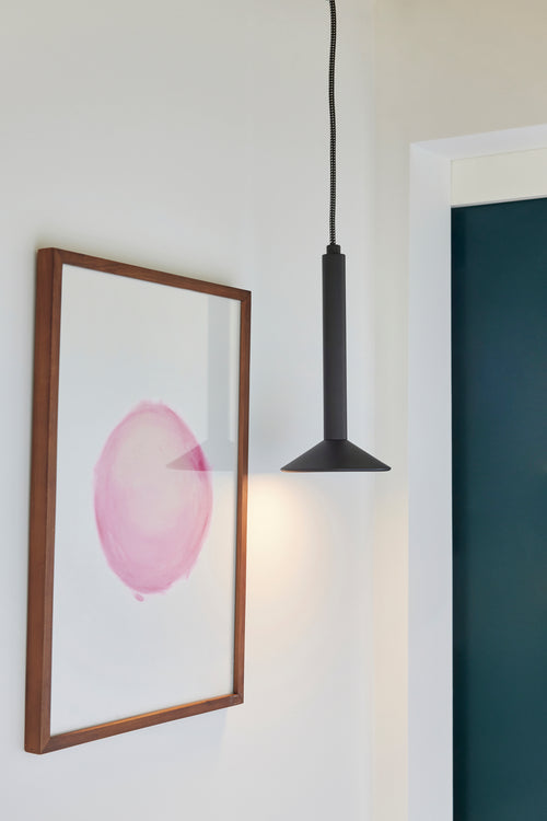 Hübsch lijst Focal - glas/mdf/walnoothout - 32x2xh44cm - vtwonen shop