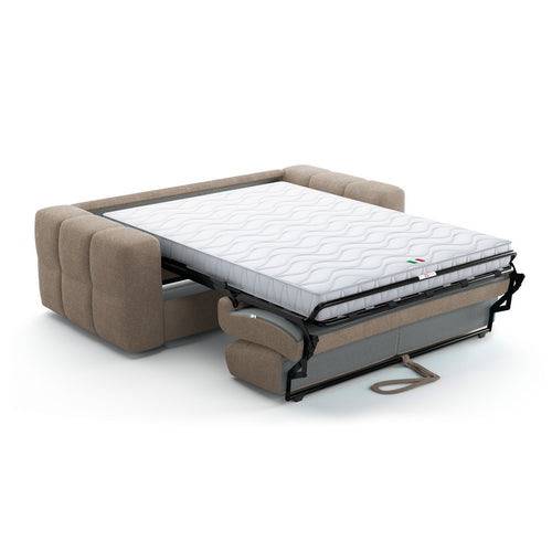 Calicosy - CAMERON Slaapbank - Beige - 102x207x84 cm