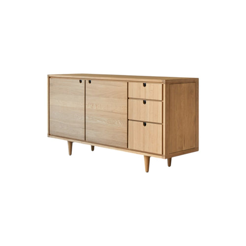 Tikamoon Massief eikenhouten buffet 145 cm - Naturel - vtwonen shop