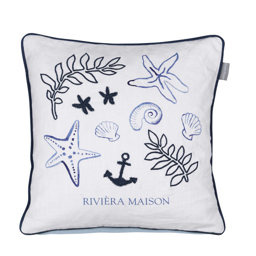 Rivièra Maison Decoratiekussen Sail Away - 45 x 45 cm - Blauw