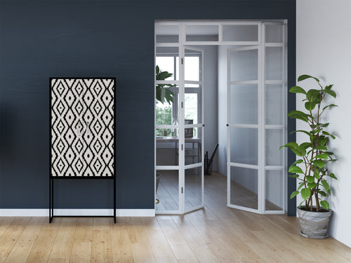 Kast dressoir met 2 deuren van MDF met Ikat patroon - vtwonen shop