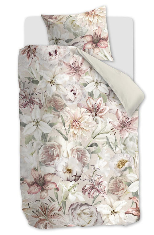 Riviera Maison dekbedovertrek Lily Love - 140x200/220 cm - roze