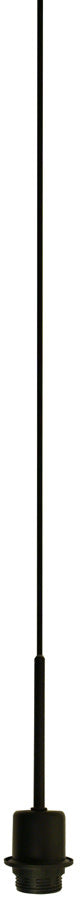 Light & Living hanglamp  - zwart - 12x12x120 cm