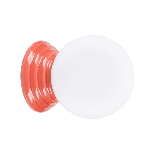 Sollux Lighting Wandlamp ZORI perzik IP44 - 12x16x12cm