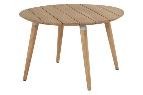 Hartman Tuintafel Sophie Studio - Naturel/Grijs Teakhout - Ø120x76cm - vtwonen shop