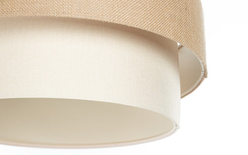 bpskoncept hanglamp Duo boho - jute - Ø50 cm