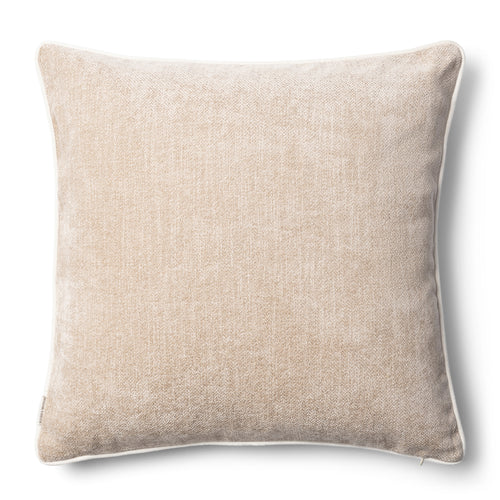 Rivièra Maison RM Monogram Aveiro PillowCover60x60 - Polyester - Flax - vtwonen shop