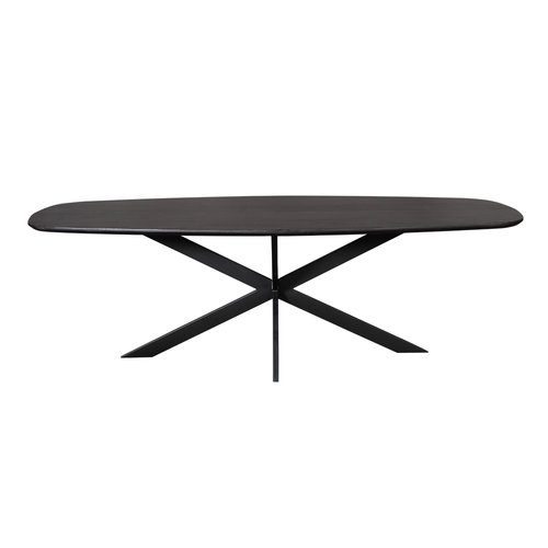 Starfurn - Eettafel Ferris - Zwart - 120x280x76 cm