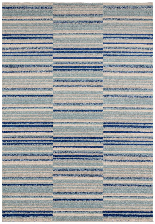 Vloerkleed Easy Living Muse Blue Stripe Rug MU05 120x170 cm - vtwonen shop