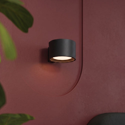 Sollux Lighting Wandlamp MODO 1 zwart Gx53 - 10x12x6cm