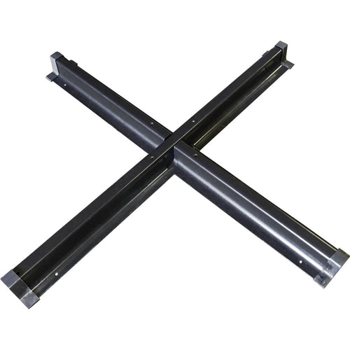Lesli Living push-up parasol Vigro - grijs - 100x100cm