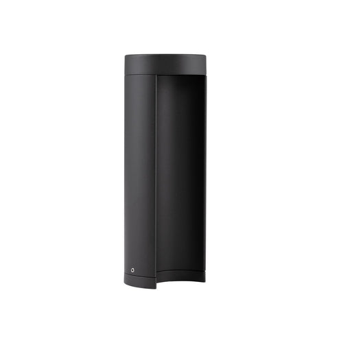 Merano Hamilton Sokkellamp voor buiten Zwart aluminium, helder glas LED 8,5W 470Lm 3000K IP54