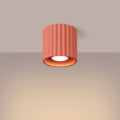 Sollux Lighting Plafondlamp AURA 1 perzik GU10 - 10x10x10cm