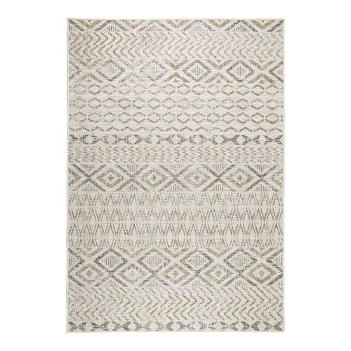 Mrcarpet buitenkleed Asti - wit/zand/antraciet - 160 x 230cm