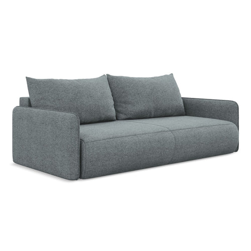 LaMiaSofa 3-zits slaapbank Palermo - chenille stof - jeans - 216x105x86