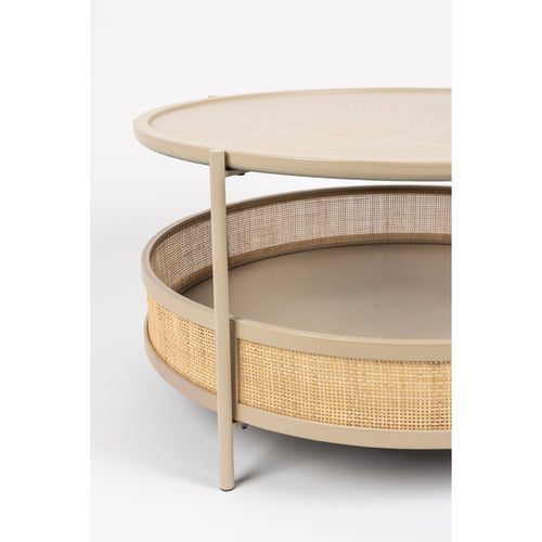 Housecraft living Makoto Salontafel Rond 80x80 cm Zand - Beige - vtwonen shop