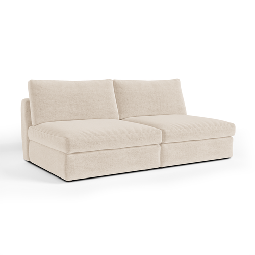 Sia Home -  NEST - Zacht aanvoelende geweven stof - Beige - 186cm