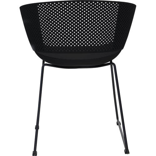 Lesli Living bistrostoel Orly - zwart - 58,5x45,5∕53x79cm - set van 4