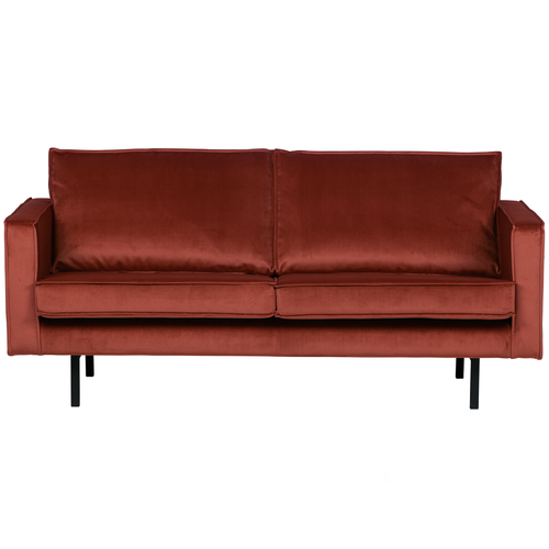 BePureHome 2,5-zits bank Rodeo - Velvet - Chestnut - 85x190x86 - vtwonen shop